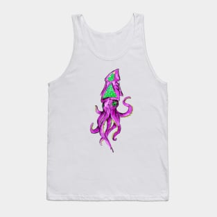 Pink Octopus Tank Top